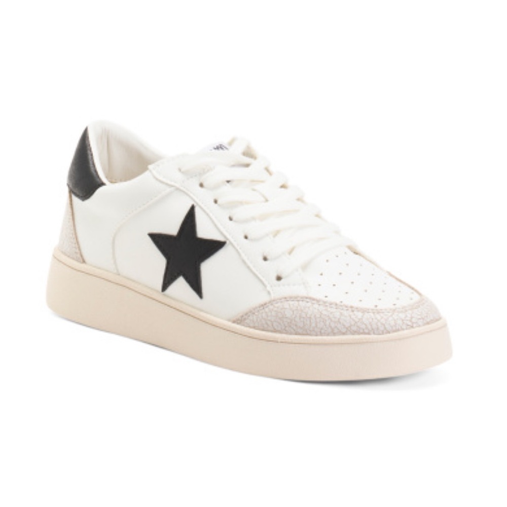 Mi.iM Miracle Miles Juniper Sneakers White & Black Star Women’s Size 9